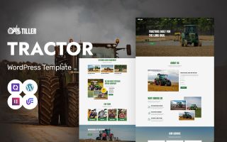 Tiller – Agricultural Machinery, Farming Tools And Tractor WordPress Elementor Theme WordPress Theme