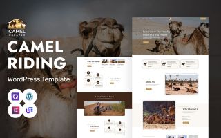 Camel Caravan – Camel Safari And Adventure Tours WordPress Elementor Theme WordPress Theme