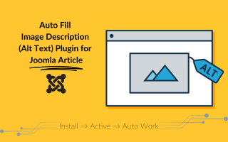 Auto Fill Image Description (Alt Text) Free Plugin for Joomla Article Joomla Extension