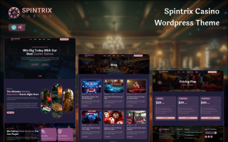 Spintrix – Casino gamblingWordPress Theme