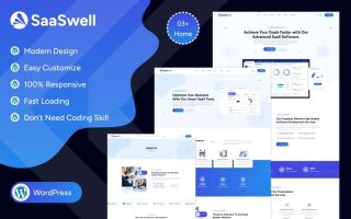 SaaSwell – Saas & Software Company WordPress Theme