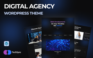 Techsync – Creative Digital Agency WordPress Website Theme WordPress Theme