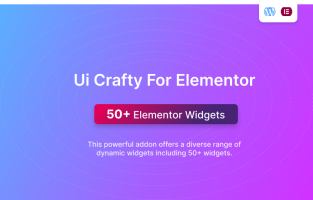 Ui Crafty Addon For Elementor WordPress Plugin