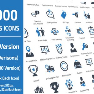 10000 Business Professional Icon Set