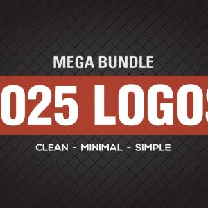 1025 Mega Premium Logos Bundle (NEW) Logo Template