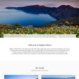 Aegean Resort • Hotel WordPress Theme • CSSIgniter