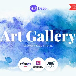 Art Deco - Art Gallery WordPress Theme