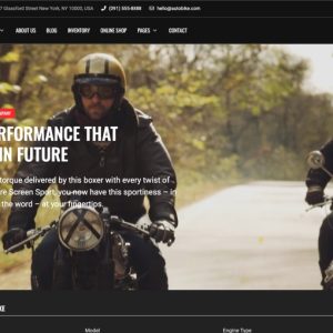 Autobike - Motor Store & Bike Rental Services Joomla Template