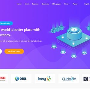 Crypto - Cryptocurrency ICO & Bitcoin Website Template