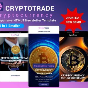 CryptoTrade - Cryptocurrency Responsive HTML5 Newsletter Template