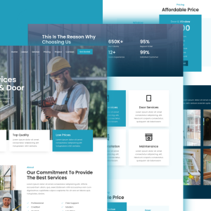 Fidha - Doors And Windows Elementor Kit Landing Page Template