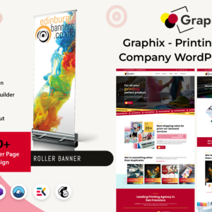 Graphix - Printing Services Company WordPress Theme