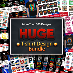 Huge T-shirt Design Bundle