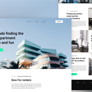 IKOS - Real Estate PSD Template