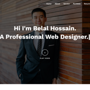 Joggota Personal Portfolio HTML5 Landing Page Template