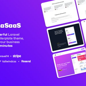 LaSaaS - A Laravel-based Boilerplate to start your SaaS business Admin Template