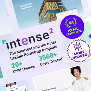 Multipurpose Intense - #1 HTML Bootstrap Website Template