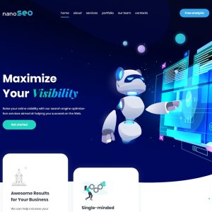 nanoSEO - SEO Business Landing Page Template