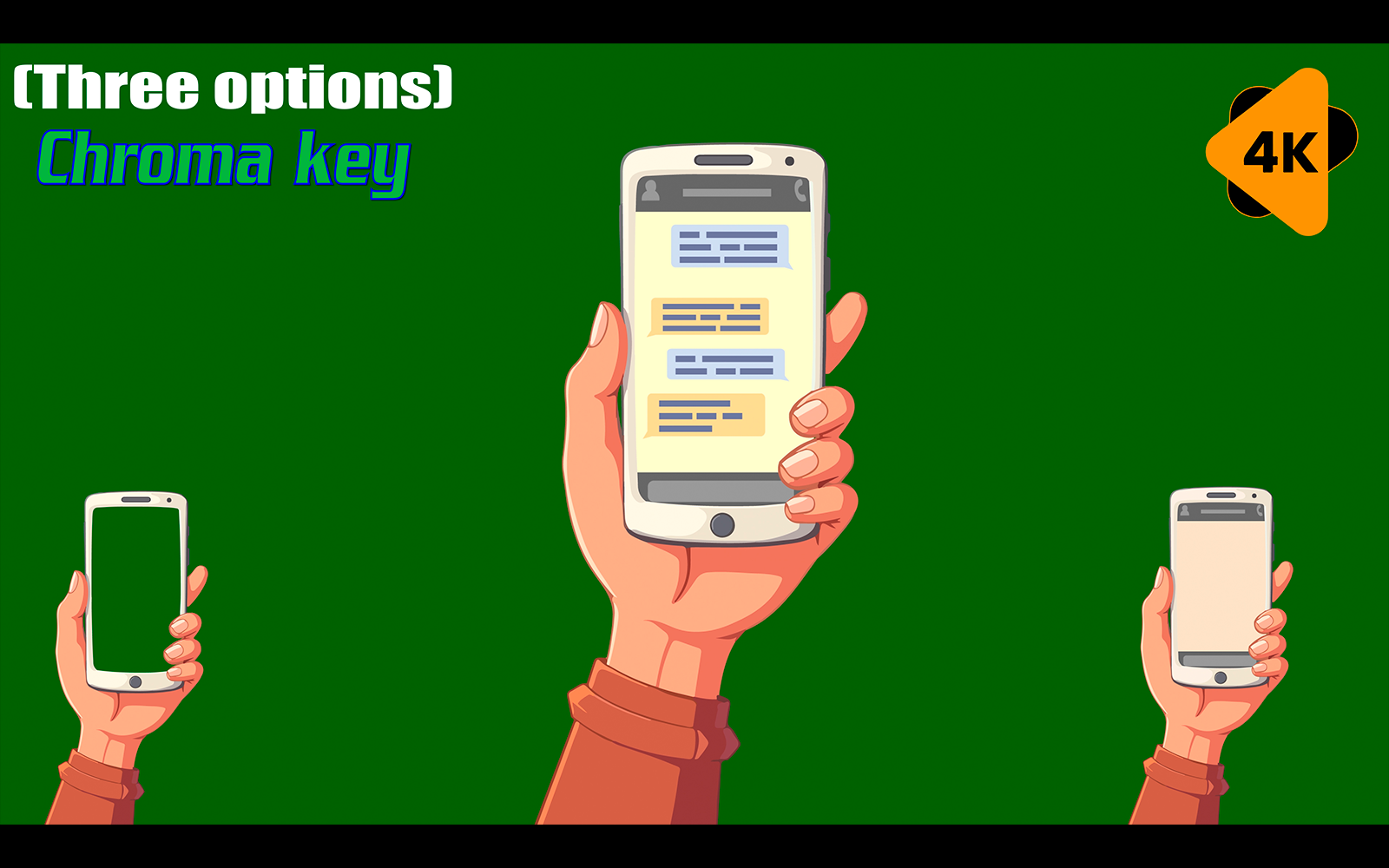 phone-in-hand-text-messages-coming-in-three-options-stock-video