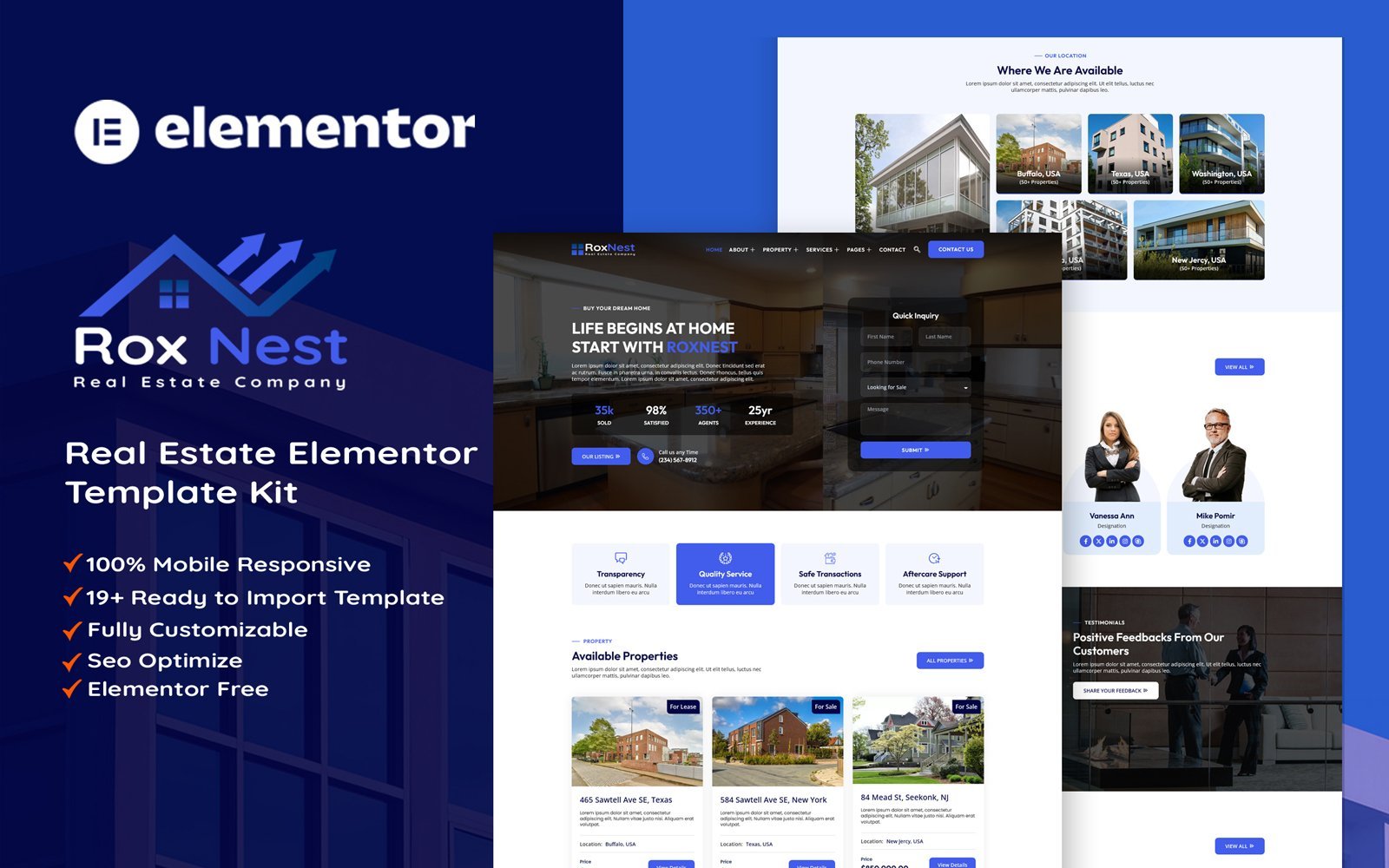 roxnest-real-estate-elementor-kit