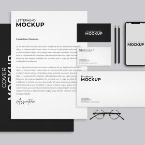 Stationery & Branding product mockup Product Mockup