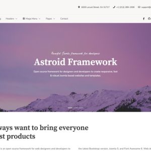 Two - Free Astroid Joomla Template