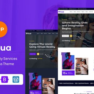 Vrtua - Augmented & Virtual Reality Services WordPress Theme