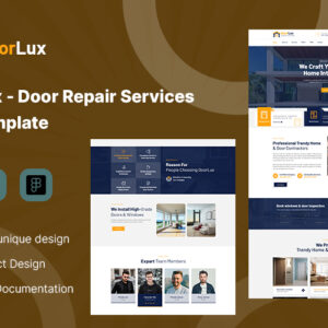 DoorLux Door Repair PSD Template