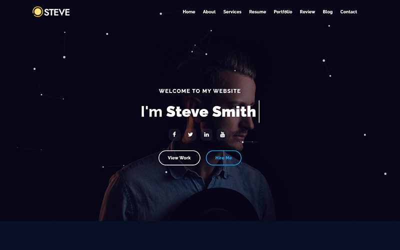 steve-personal-portfolio-responsive-landing-page-template
