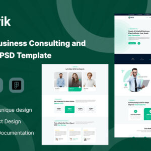 Strik - Business & Finance PSD Template