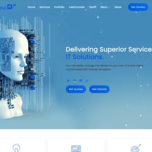 Technoit | IT Solutions & Business Services Multipurpose Responsive Website Template