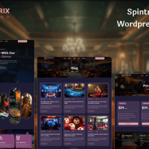 Spintrix – Casino gamblingWordPress Theme