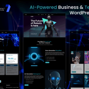 Ainexe – AI-Powered Business & Technology WordPress Elementor Theme WordPress Theme