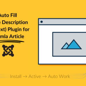 Auto Fill Image Description (Alt Text) Free Plugin for Joomla Article Joomla Extension