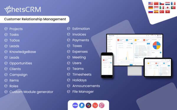 ChetsCRM - Customer Relationship Management PHP Script