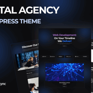 Techsync - Creative Digital Agency WordPress Website Theme WordPress Theme
