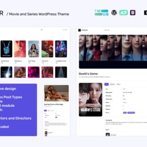 INGMAR - Movie and Series WordPress Theme + RTL