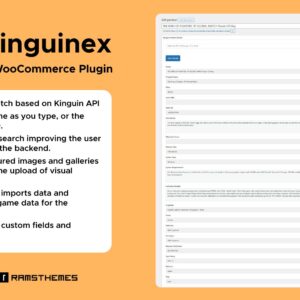 KINGUINEX - WooCommerce Plugin to get Game Data from Kinguin WordPress Plugin