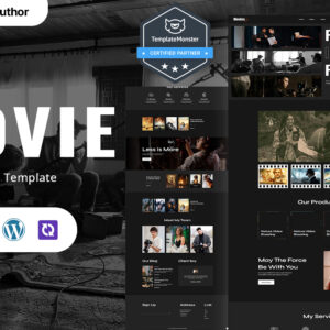 Movies - Movie And Film Studio WordPress Elementor Theme WordPress Theme