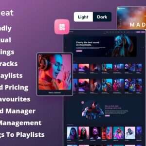 MusicBeat - Web Music Streaming WordPress Theme