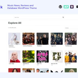 MUZAK - Music News, Reviews and Database WordPress Theme