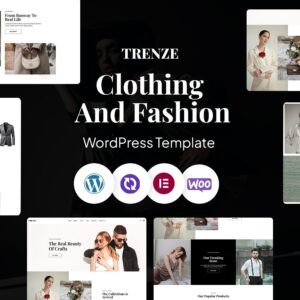 Trnze – Fashion Store WordPress CMS Elementor Template WordPress Theme