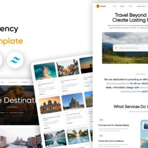Voyora - Travel & Tours Agency Next.js HTML5 Template Website Template