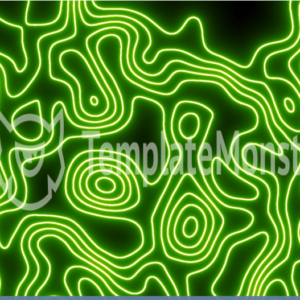 Abstract animated outline topographic contour map #2