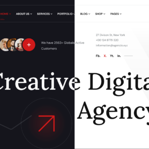 Agencio - Agency and eCommerce Joomla 5 and 6 Template Joomla Template