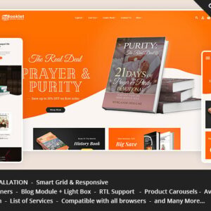 Booklet - OpenCart Theme for Online Book Store