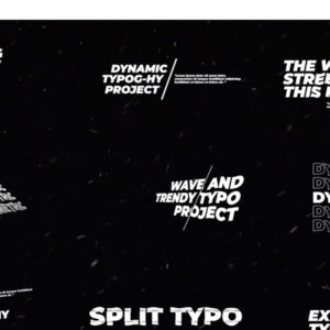 Dynamic Kinetic Typography Premiere Pro Templates