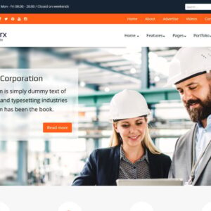 Industrx Business-Industry Joomla Template - TemplateMonster