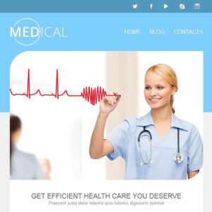 Medical Responsive Newsletter Template - TemplateMonster