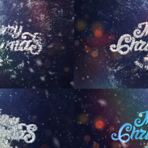 Merry Christmas Logo Reveal #459308 - TemplateMonster